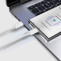 Kabel przewód w oplocie USB-C 60W 1.5m - szary