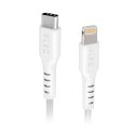 Kabel przewód z certyfikatem MFi USB-C - iPhone Lightning 1m - biały Kabel przewód z certyfikatem MFi USB-C - iPhone Lightning 1m - biały