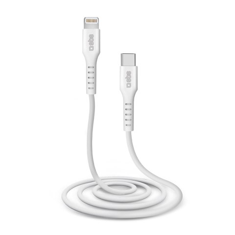 Kabel przewód z certyfikatem MFi USB-C - iPhone Lightning 1m - biały Kabel przewód z certyfikatem MFi USB-C - iPhone Lightning 1m - biały