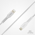 Kabel przewód z certyfikatem MFi USB-C - iPhone Lightning 1m - biały Kabel przewód z certyfikatem MFi USB-C - iPhone Lightning 1m - biały