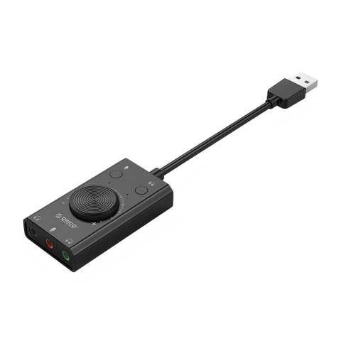 Karta dźwiękowa SC2 zewnętrzna wielofunkcyjna USB-A - czarna Karta dźwiękowa SC2 zewnętrzna wielofunkcyjna USB-A - czarna