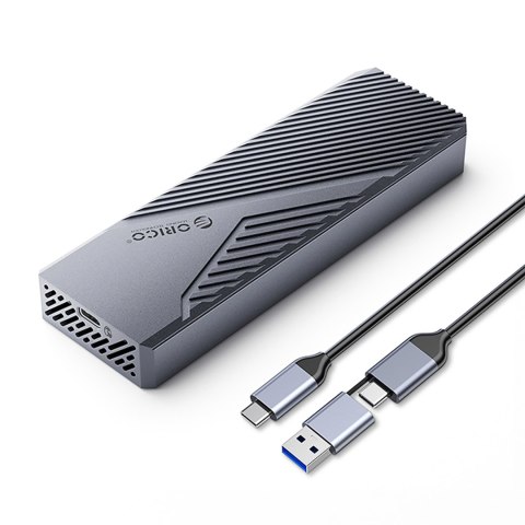 Kieszeń obudowa na dysk CNM2-G20 M.2 NVME USB-C 20Gb/s - szara Kieszeń obudowa na dysk CNM2-G20 M.2 NVME USB-C 20Gb/s - szara