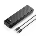 Kieszeń obudowa na dysk DDM2-C3 M.2 NVME USB-C 10Gb/s - szara Kieszeń obudowa na dysk DDM2-C3 M.2 NVME USB-C 10Gb/s - szara