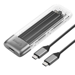 Kieszeń obudowa na dysk TXM2-C3 M.2 NVME USB-C 10Gb/s - szara