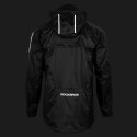 Kurtka przeciwdeszczowa oddychająca wiatroodporna XXXL - czarna Kurtka przeciwdeszczowa oddychająca wiatroodporna XXXL - czarna