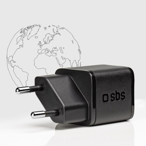Ładowarka sieciowa Power Delivery GaN USB-C 20W - czarna Ładowarka sieciowa Power Delivery GaN USB-C 20W - czarna
