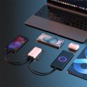 Ładowarka sieciowa podróżna ultracienka GaN 65W USB-A USB-C PD EU / US - biała Ładowarka sieciowa podróżna ultracienka GaN 65W USB-A USB-C PD EU / US - biała