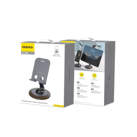 Podstawka stojak do telefonu 360 stopni metalowy - szary Podstawka stojak do telefonu 360 stopni metalowy - szary