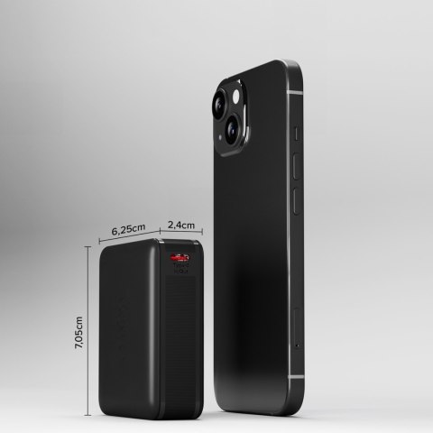 Powerbank 10000 mAh Power Delivery - czarny Powerbank 10000 mAh Power Delivery - czarny