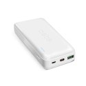 Powerbank 20000 mAh PD MicroUSB USB-C USB-A 20W - biały Powerbank 20000 mAh PD MicroUSB USB-C USB-A 20W - biały