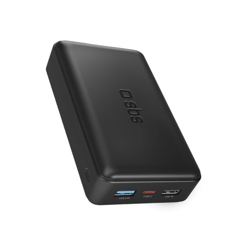 Powerbank 20000 mAh USB-A USB-C - czarny Powerbank 20000 mAh USB-A USB-C - czarny