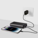 Powerbank 20000 mAh USB-A USB-C - czarny Powerbank 20000 mAh USB-A USB-C - czarny