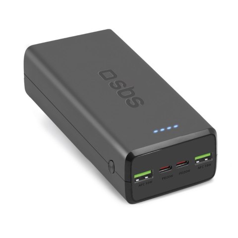 Powerbank 30000 mAh USB-C USB-A - czarny Powerbank 30000 mAh USB-C USB-A - czarny