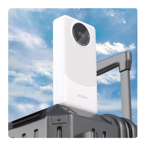 Powerbank K12Pro 20000mAh 22.5W PD USB-A USB-C - biały Powerbank K12Pro 20000mAh 22.5W PD USB-A USB-C - biały