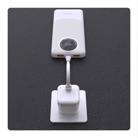 Powerbank K12Pro 20000mAh 22.5W PD USB-A USB-C - biały Powerbank K12Pro 20000mAh 22.5W PD USB-A USB-C - biały