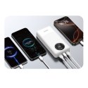 Powerbank K12Pro 20000mAh 22.5W PD USB-A USB-C - biały Powerbank K12Pro 20000mAh 22.5W PD USB-A USB-C - biały