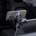 Uchwyt samochodowy magnetyczny do telefonu montowany na wyświetlacz - szary