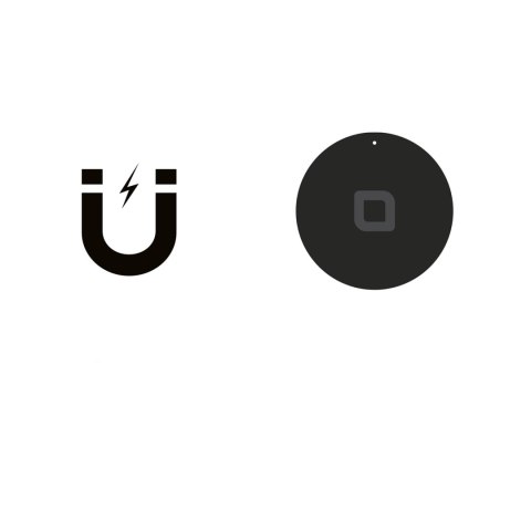 Uchwyt samochodowy magnetyczny na smartfona śr. 36 mm na kratkę nawiewu - czarny Uchwyt samochodowy magnetyczny na smartfona śr. 36 mm na kratkę nawiewu - czarny