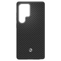 Etui silikonowe Spigen Enzo Aramid z ringiem MagFit do Samsung Galaxy S25 Ultra - czarne Etui silikonowe Spigen Enzo Aramid z ringiem MagFit do Samsung Galaxy S25 Ultra - czarne