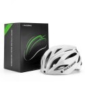 Kask rowerowy z szybką odpinanymi okularami z filtrem UV unisex - zielony
