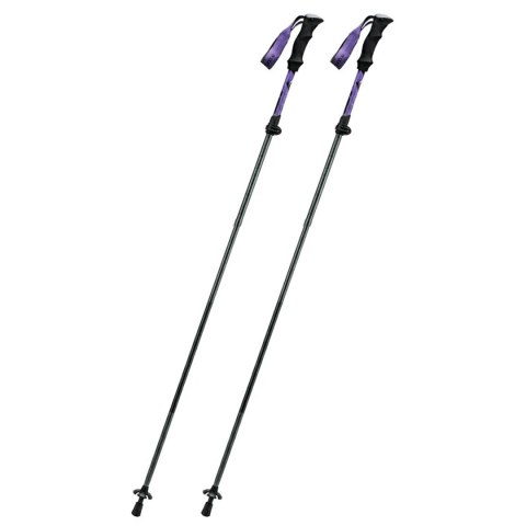 Kijki trekkingowe nordic walking aluminiowe 110 - 130 cm - fioletowe Kijki trekkingowe nordic walking aluminiowe 110 - 130 cm - fioletowe