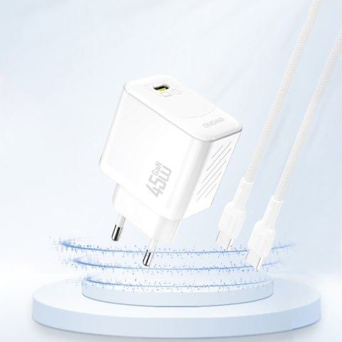 Ładowarka sieciowa A28 GaN USB-C 45W - biała Ładowarka sieciowa A28 GaN USB-C 45W - biała