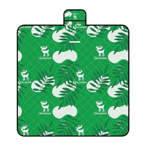 Mata piknikowa koc wodoodporny turystyczny 2 x 2 m - zielona Mata piknikowa koc wodoodporny turystyczny 2 x 2 m - zielona