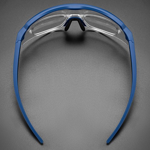 Okulary rowerowe polaryzacyjne z filtrem UV i wkładką korekcyjną - fioletowe