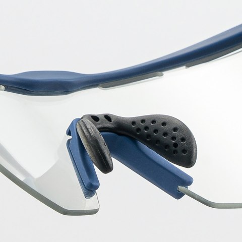 Okulary rowerowe polaryzacyjne z filtrem UV i wkładką korekcyjną - fioletowe