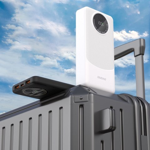 Powerbank K12 10000mAh USB-A USB-C PD22.5W - biały Powerbank K12 10000mAh USB-A USB-C PD22.5W - biały