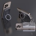 Powerbank K28 10000mAh z MagSafe z metalową obudową i podstawką PD 22.5W - szary