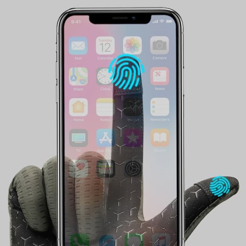 Rękawiczki rowerowe oddychające pełne rozmiar L - zielone Rękawiczki rowerowe oddychające pełne rozmiar L - zielone