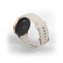 Smartwatch Hama 8900 GPS AMOLED 1.32'' z beżowym paskiem silikonowym - złoty Smartwatch Hama 8900 GPS AMOLED 1.32'' z beżowym paskiem silikonowym - złoty