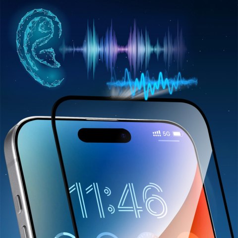 Szkło hartowane z antyrefleksem na iPhone 15 Plus/16 Plus Szkło hartowane z antyrefleksem na iPhone 15 Plus/16 Plus