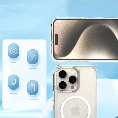 Etui case na Samsung Galaxy S24 FE Clear Corner Case MagSafe - przezroczyste Etui case na Samsung Galaxy S24 FE Clear Corner Case MagSafe - przezroczyste