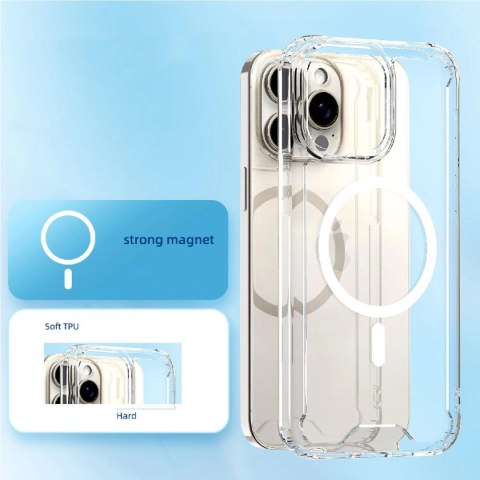 Etui case na Samsung Galaxy S24 FE Clear Corner Case MagSafe - przezroczyste Etui case na Samsung Galaxy S24 FE Clear Corner Case MagSafe - przezroczyste