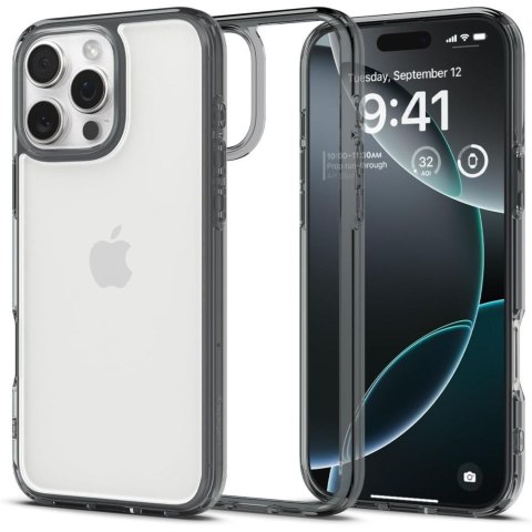 Etui case na iPhone 16 Pro Max Ultra Hybrid - przezroczysto szare Etui case na iPhone 16 Pro Max Ultra Hybrid - przezroczysto szare