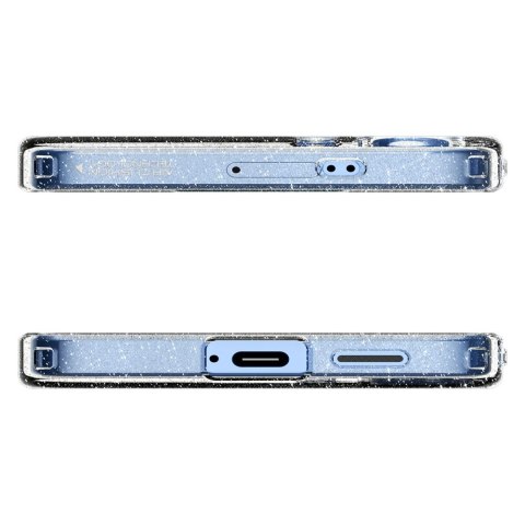 Etui na Samsung Galaxy S25 Liquid Crystal - brokatowo przezroczyste Etui na Samsung Galaxy S25 Liquid Crystal - brokatowo przezroczyste