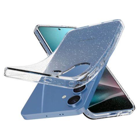 Etui na Samsung Galaxy S25 Liquid Crystal - brokatowo przezroczyste Etui na Samsung Galaxy S25 Liquid Crystal - brokatowo przezroczyste