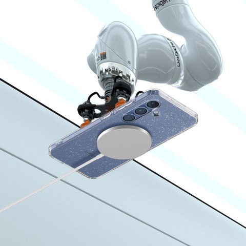 Etui na Samsung Galaxy S25 Liquid Crystal - brokatowo przezroczyste Etui na Samsung Galaxy S25 Liquid Crystal - brokatowo przezroczyste