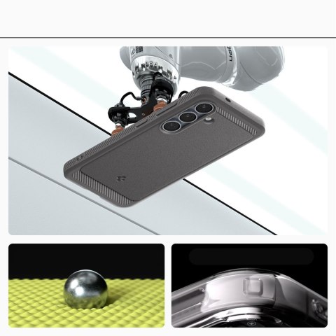 Etui na Samsung Galaxy S25 Rugged Armor Mag MagSafe - szare Etui na Samsung Galaxy S25 Rugged Armor Mag MagSafe - szare