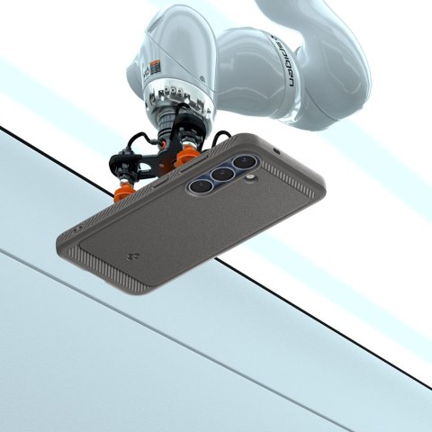 Etui na Samsung Galaxy S25 Rugged Armor Mag MagSafe - szare Etui na Samsung Galaxy S25 Rugged Armor Mag MagSafe - szare