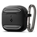 Etui na słuchawki AirPods 4 Rugged Armor- czarne Etui na słuchawki AirPods 4 Rugged Armor- czarne