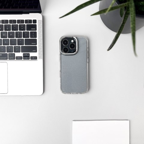 Etui ochronne na Samsung Galaxy S24 FE Glitter Case - przezroczyste z brokatem Etui ochronne na Samsung Galaxy S24 FE Glitter Case - przezroczyste z brokatem