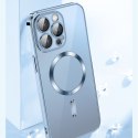 Etui pokrowiec na Samsung Galaxy S24 FE Electroplated Magsafe - niebieskie Etui pokrowiec na Samsung Galaxy S24 FE Electroplated Magsafe - niebieskie
