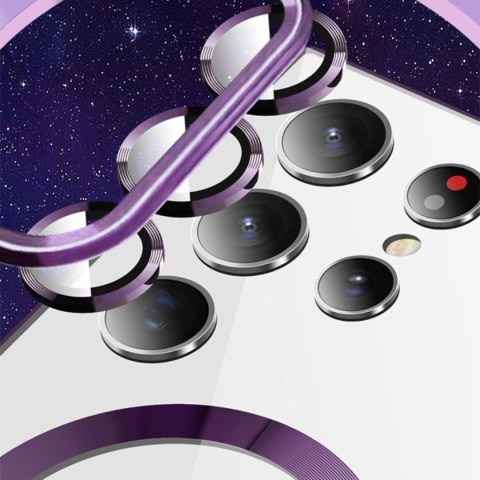 Etui pokrowiec na Samsung Galaxy S24 FE Electroplated Magsafe - niebieskie Etui pokrowiec na Samsung Galaxy S24 FE Electroplated Magsafe - niebieskie