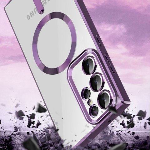 Etui pokrowiec na Samsung Galaxy S24 FE Electroplated Magsafe - złote Etui pokrowiec na Samsung Galaxy S24 FE Electroplated Magsafe - złote