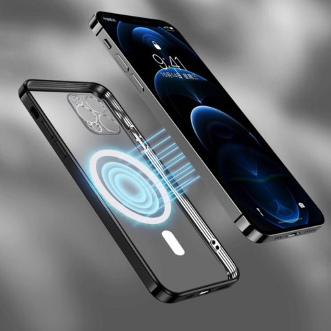 Etui pokrowiec na Samsung Galaxy S24 FE Electroplated Magsafe - złote Etui pokrowiec na Samsung Galaxy S24 FE Electroplated Magsafe - złote