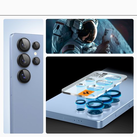 Osłona aparatu na Samsung Galaxy S25 Ultra czarna - 2 szt. Osłona aparatu na Samsung Galaxy S25 Ultra czarna - 2 szt.