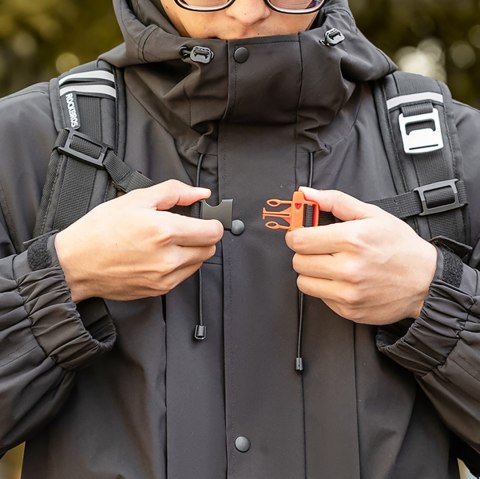 Plecak rowerowy turystyczny wodoodporny z komorą chłodzącą 14l - czarny Plecak rowerowy turystyczny wodoodporny z komorą chłodzącą 14l - czarny